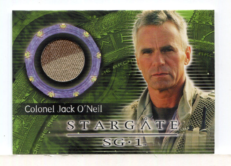 Stargate SG-1 Season Eight Colonel Jack O'Neill Costume Card C30 - TvMovieCards.com