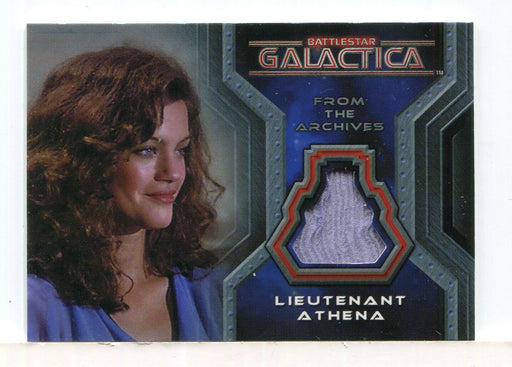 Battlestar Galactica Colonial Warriors Lieutenant Athena Costume Card CC12 - TvMovieCards.com