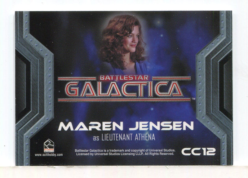 Battlestar Galactica Colonial Warriors Lieutenant Athena Costume Card CC12