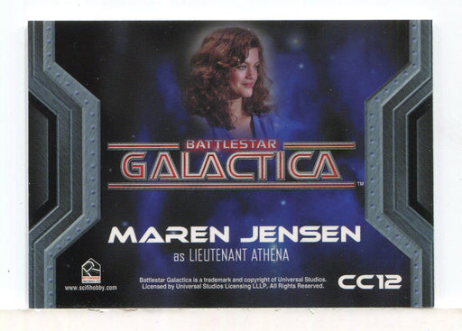 Battlestar Galactica Colonial Warriors Lieutenant Athena Costume Card CC12 - TvMovieCards.com
