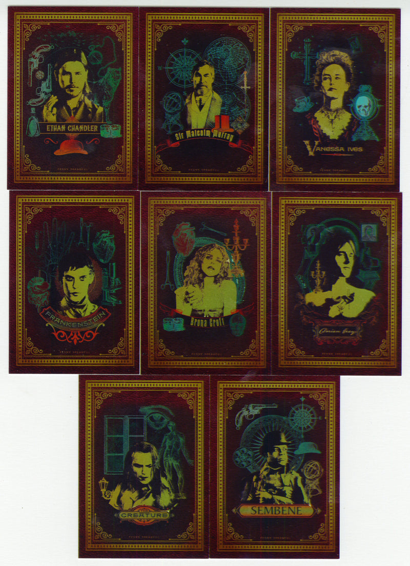 2015 Penny Dreadful Season 1 Foil Etching Chase Trading Card Set E1-E8