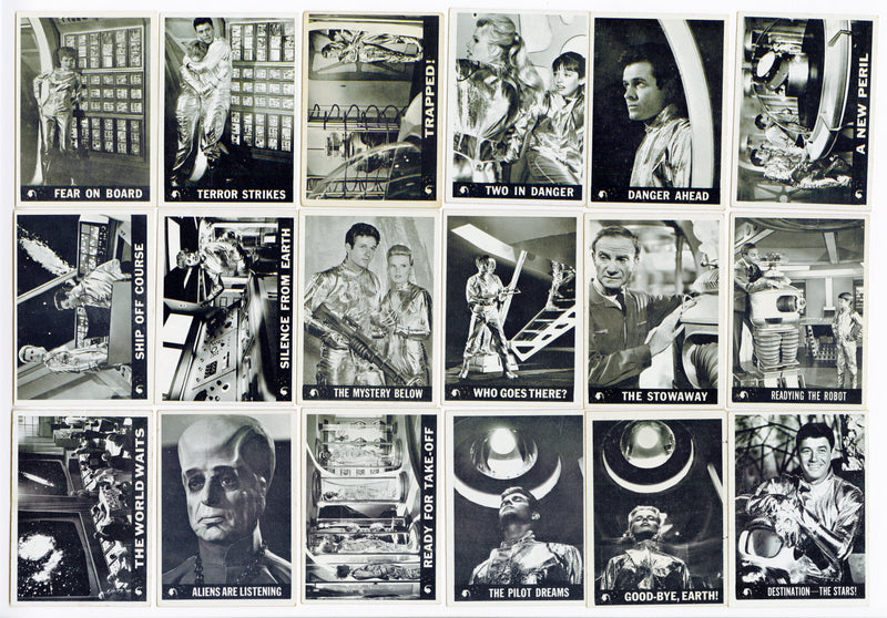 1966 Lost In Space TV Show Complete 55/55 Gum Trading Card Set Topps