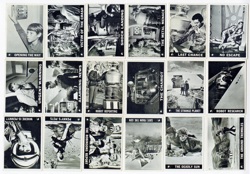 1966 Lost In Space TV Show Complete 55/55 Gum Trading Card Set Topps