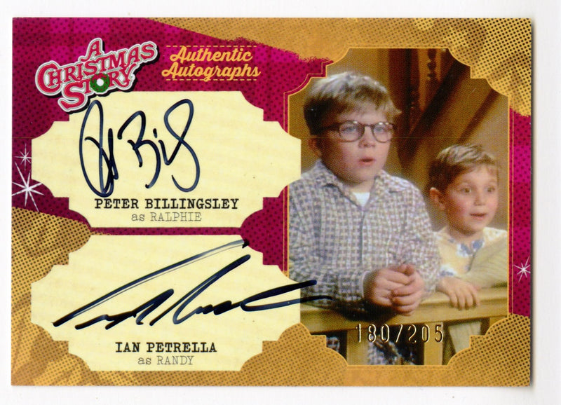 2024 A Christmas Story Dual Autograph Card Peter Billingsley Ian Petrella PBIP