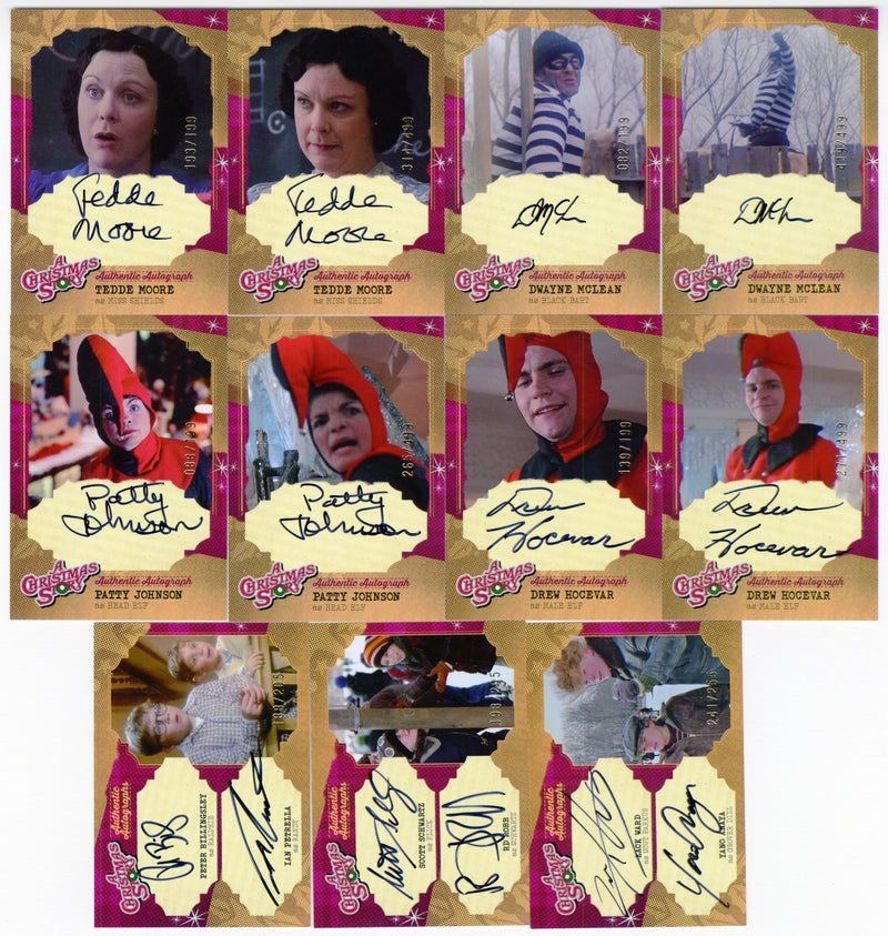 2024 A Christmas Story Complete (23) Autograph / Duals Card Set Ralphie