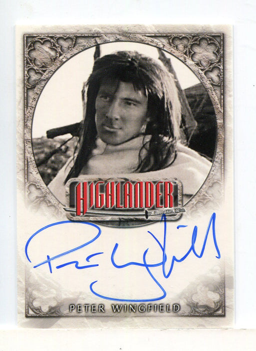 Highlander Peter Wingfield as Methos Expansion Autograph Card IA3 - TvMovieCards.com