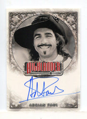 Highlander Adrian Paul as Duncan MacLeod Expansion Autograph Card IA2 - TvMovieCards.com