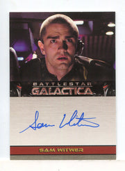 Battlestar Galactica Season One Sam Witwer Autograph Card - TvMovieCards.com
