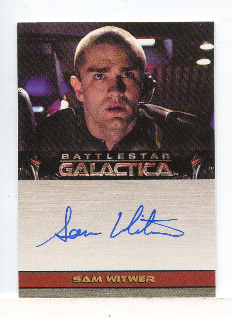 Battlestar Galactica Season One Sam Witwer Autograph Card - TvMovieCards.com