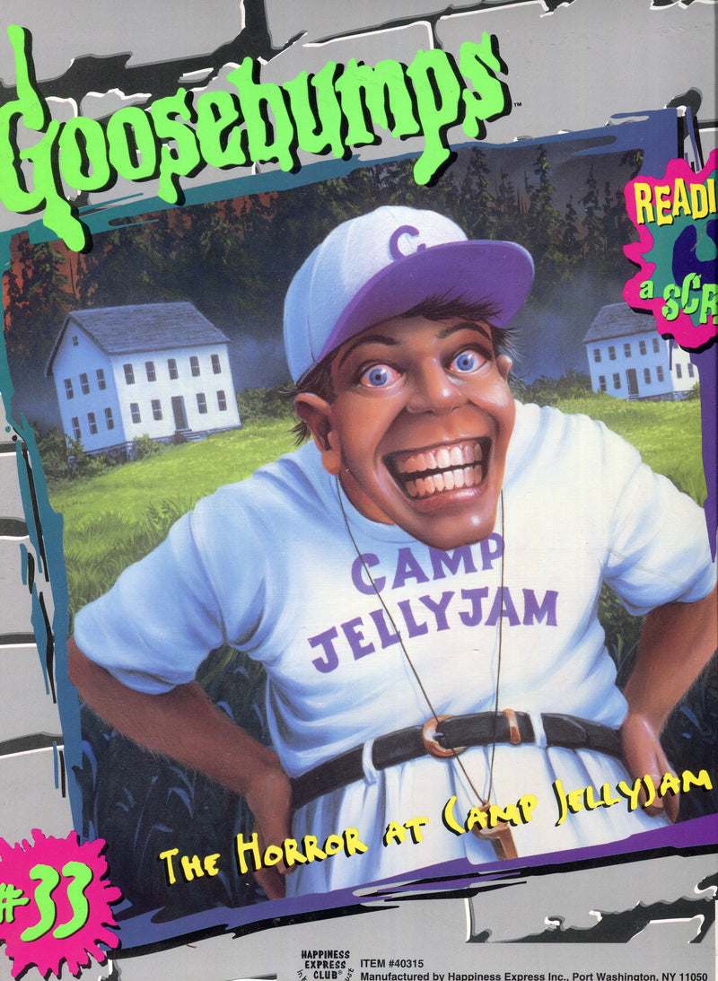 Goosebumps Horror at Camp Jellyjam Empty Trading Card Album #33