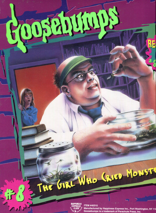 Goosebumps The Girl Who Cried Monster Empty Trading Card Album #8 - TvMovieCards.com