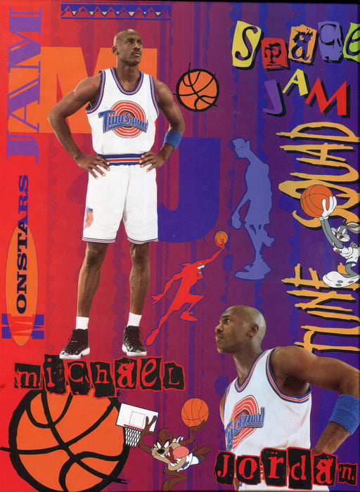 Space Jam Michael Jordan and Tune Squad Empty Trading Card Album - TvMovieCards.com