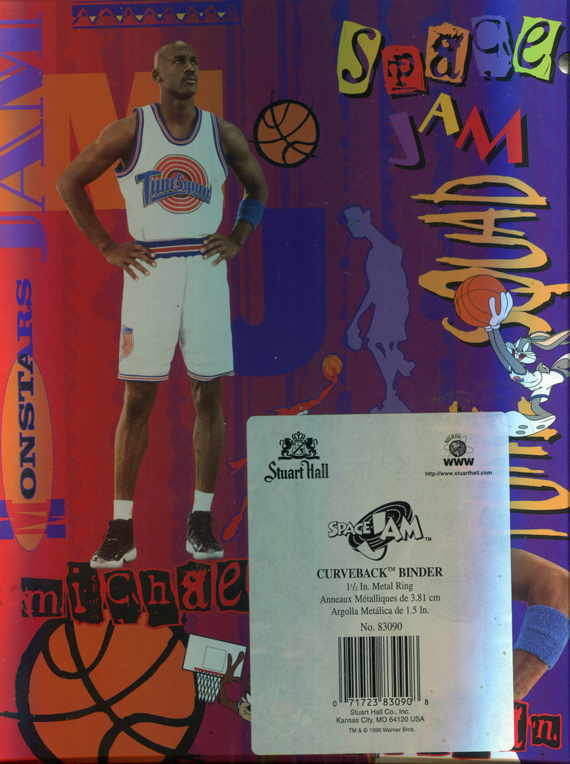 Space Jam Michael Jordan and Tune Squad Empty Trading Card Album