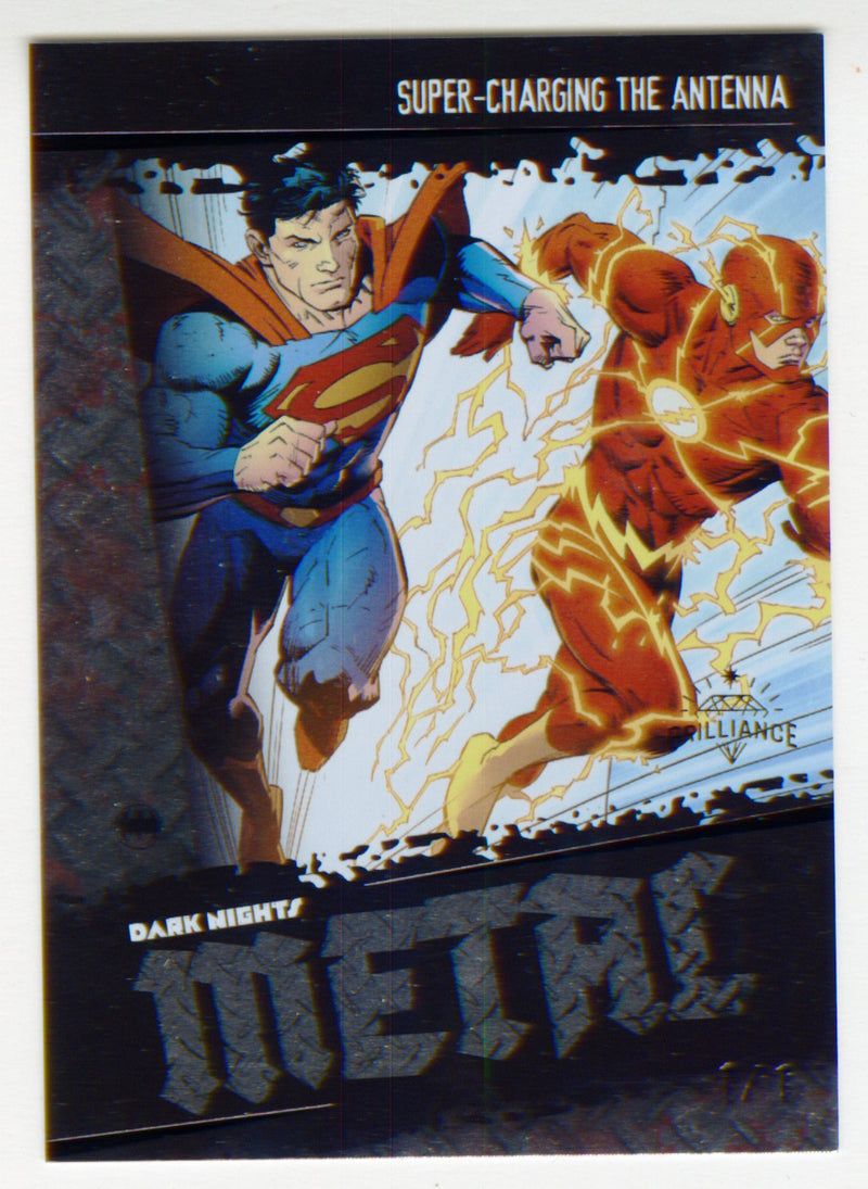 2024 Dark Metal Nights Black Brilliance Card 1/1 #30 Super-Charging the Antenna