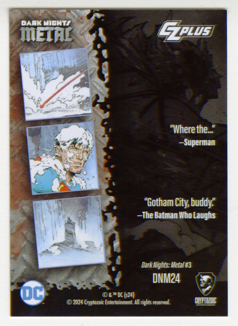 2024 Dark Metal Nights Batman Who Laughs Red Brilliance Card 1/1 #24 Batman?