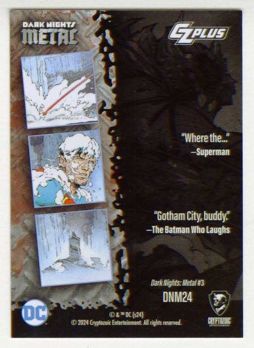 2024 Dark Metal Nights Batman Who Laughs Red Brilliance Card 1/1 #24 Batman? - TvMovieCards.com