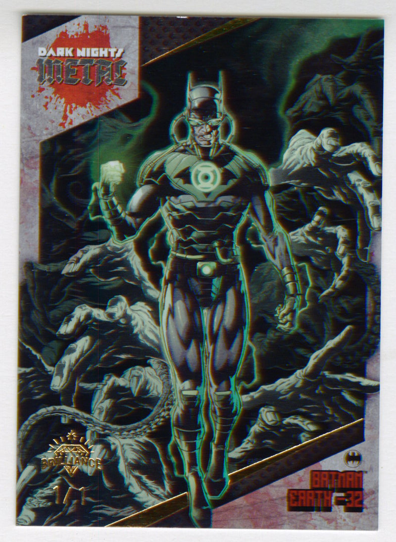 2024 Dark Metal Nights Batman Who Laughs Gold Brilliance Card 1/1 #DK3 Earth