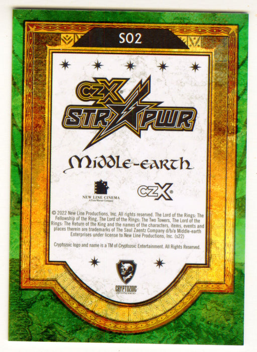 2022 Cryptozoic CZX Middle Earth Green STR PWR S02 Gandalf #16/85 - TvMovieCards.com