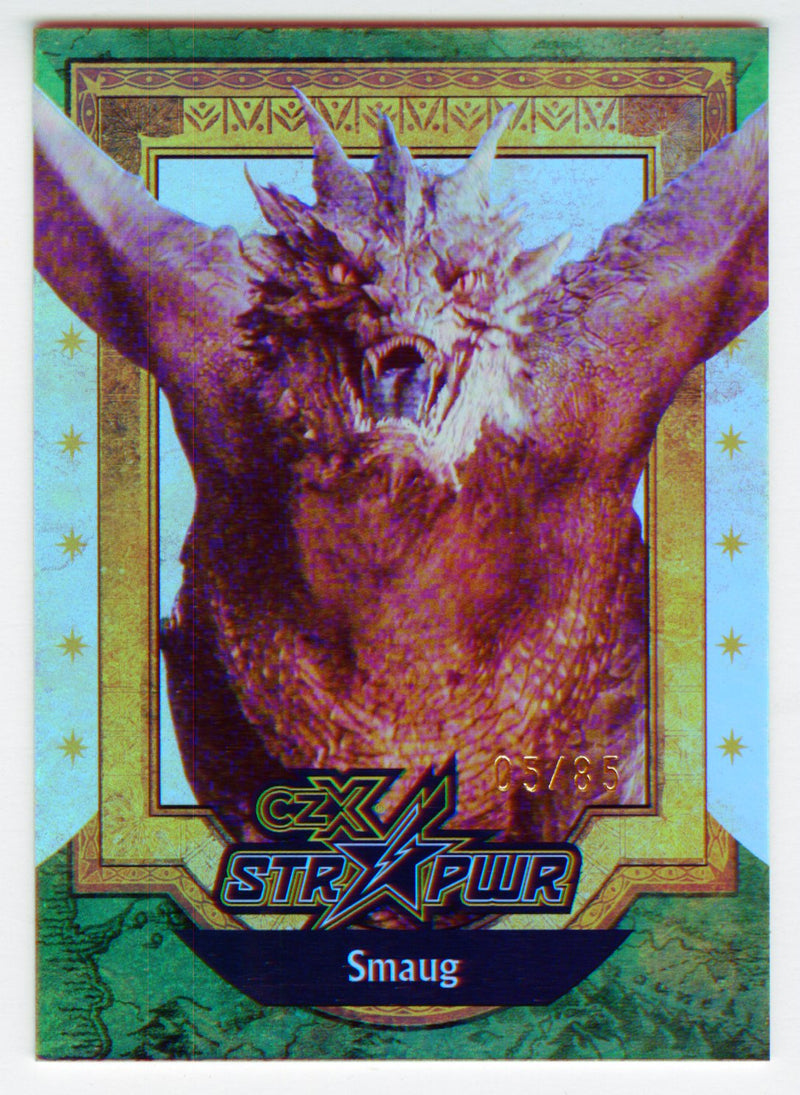 2022 Cryptozoic CZX Middle Earth Green STR PWR S18 Smaug #05/85