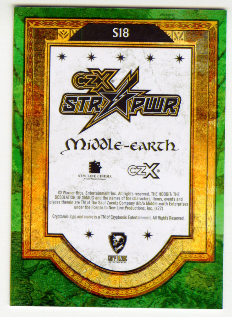 2022 Cryptozoic CZX Middle Earth Green STR PWR S18 Smaug #05/85