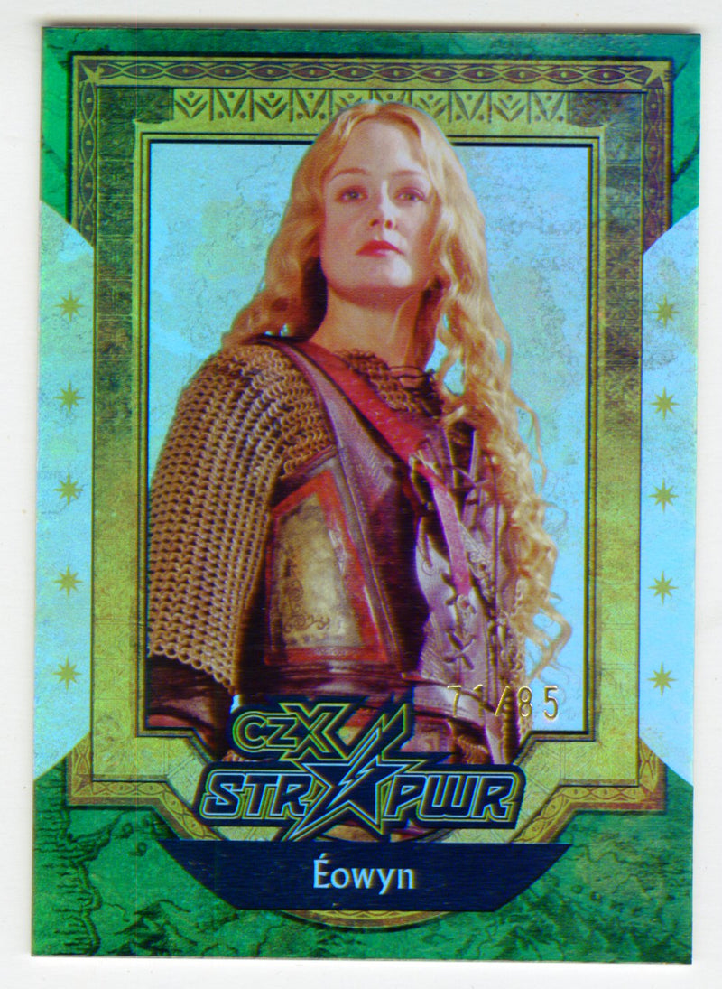 2022 Cryptozoic CZX Middle Earth Green STR PWR S23 Eowyn #71/85