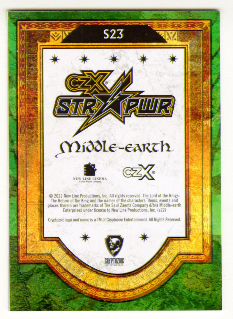2022 Cryptozoic CZX Middle Earth Green STR PWR S23 Eowyn #71/85
