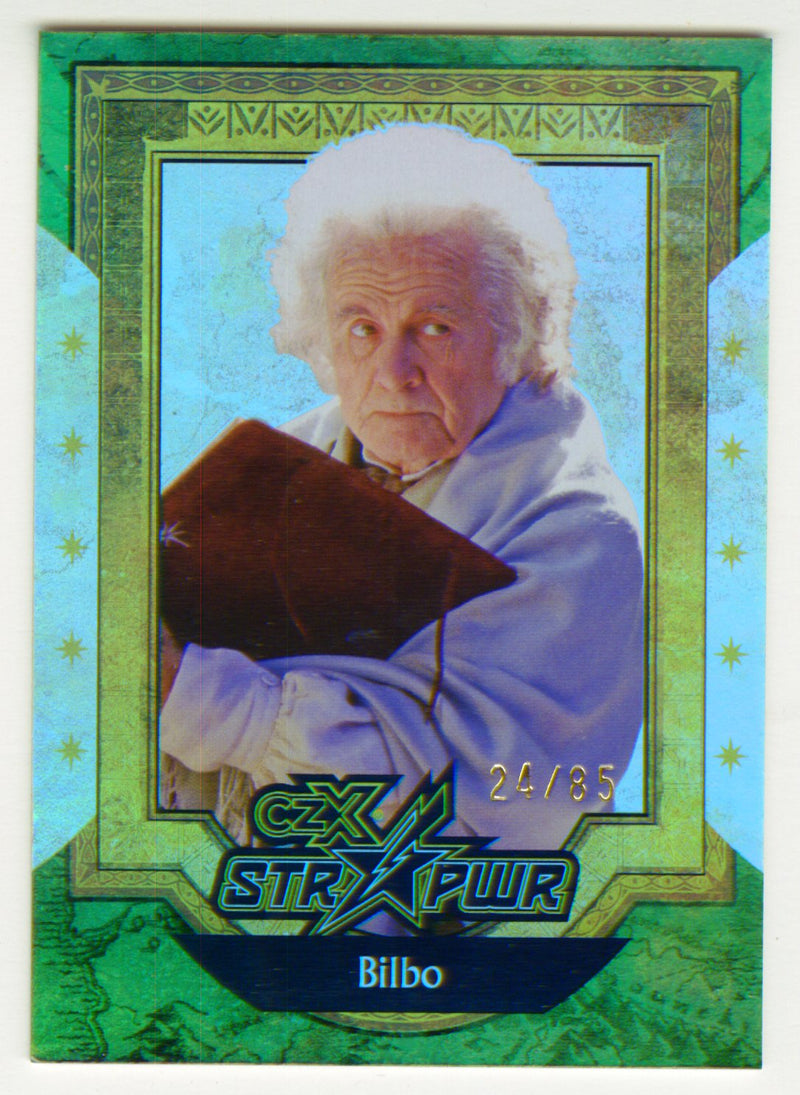 2022 Cryptozoic CZX Middle Earth Green STR PWR S25 Bilbo #24/85