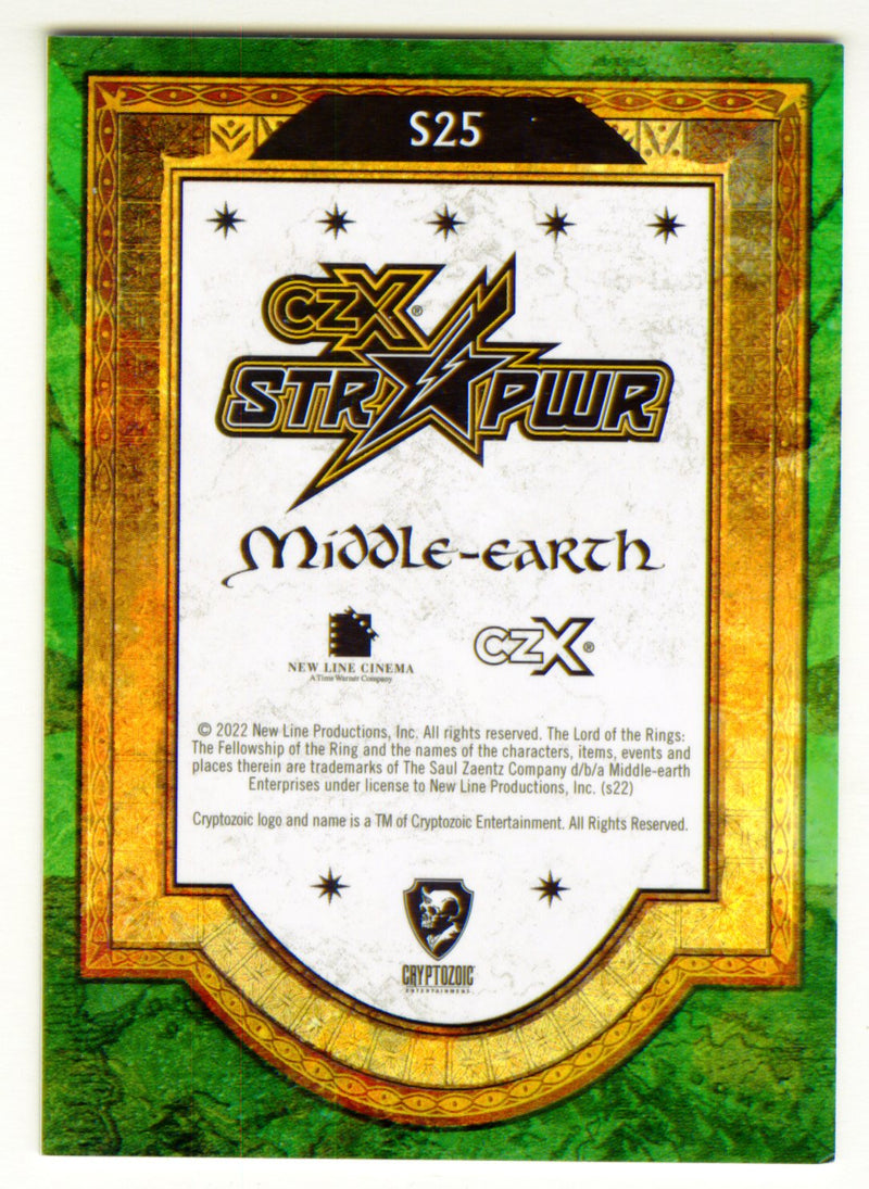 2022 Cryptozoic CZX Middle Earth Green STR PWR S25 Bilbo #24/85