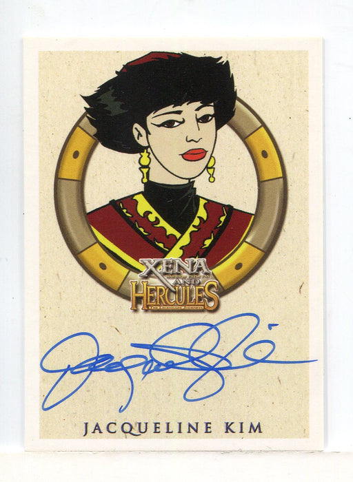Xena & Hercules Animated Adventures Jacqueline Kim Autograph Card - TvMovieCards.com