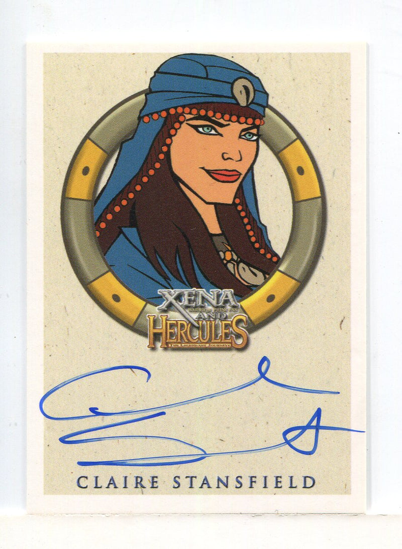 Xena & Hercules Animated Adventures Claire Stansfield Alti Autograph Card