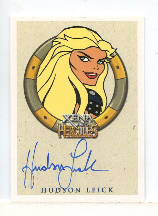 Xena & Hercules Animated Adventures Hudson Leick Callisto Autograph Card - TvMovieCards.com