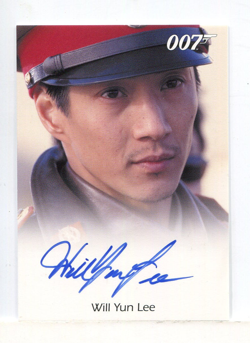 James Bond Heroes & Villains Will Yun Lee as Colonel Moon Autograph Card - TvMovieCards.com