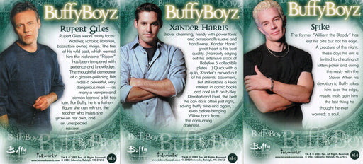 Buffy The Vampire Slayer Season Six Box Loader Chase Card Set BL-1 - BL-3 - TvMovieCards.com