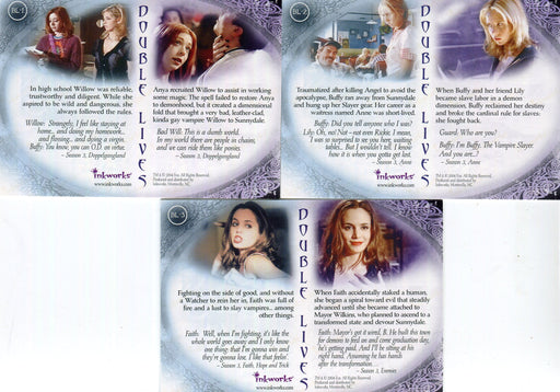 Buffy The Vampire Slayer Women of Sunnydale Box Loader Chase Card Set BL-1 BL-3 - TvMovieCards.com