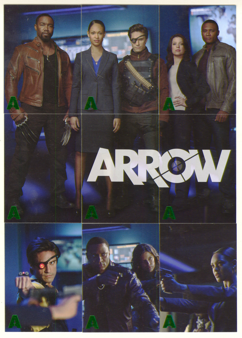 2015 Arrow Season 2 Green Foil Stamp Parallel Suicide Squad Card Set Z1-Z9