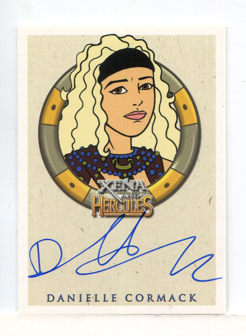 Xena & Hercules Animated Adventures Danielle Cormack Ephiny Autograph Card