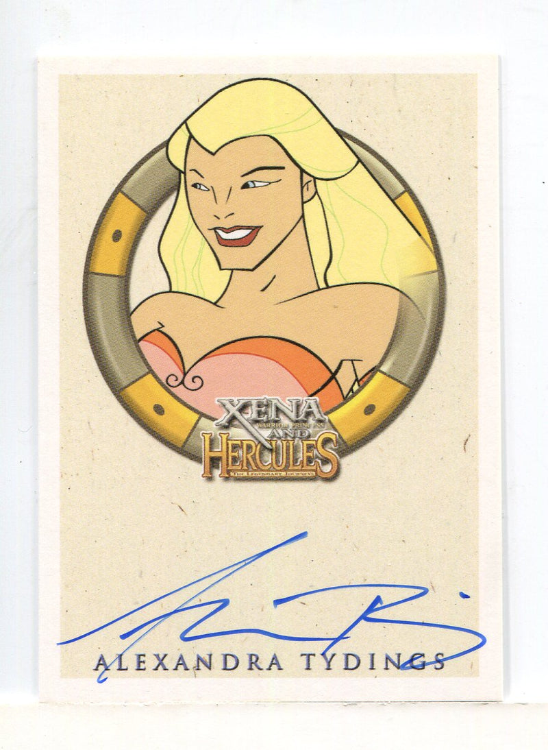 Xena & Hercules Animated Adventures Alexandra Tydings Aphrodite Autograph Card
