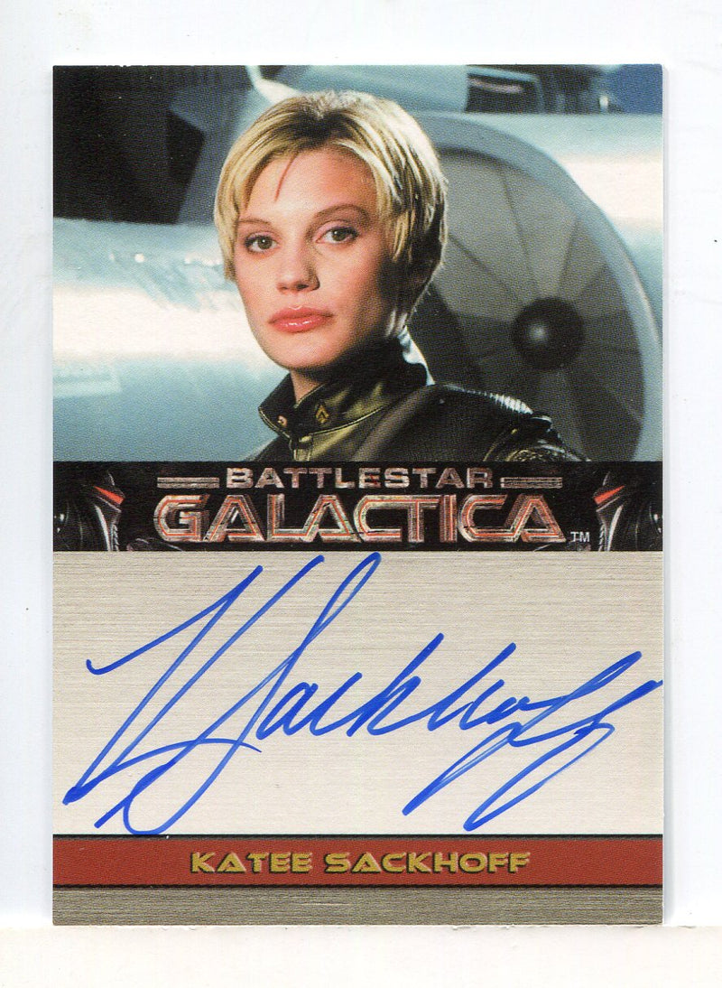 Battlestar Galactica Premiere Edition Katee Sackhoff Autograph Card