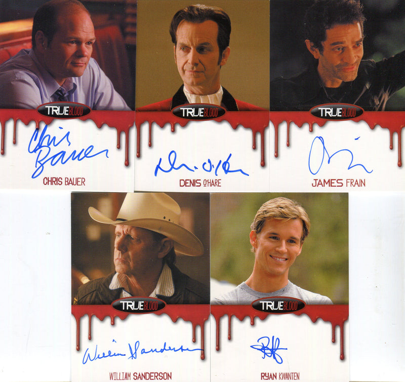 True Blood Season 6 Autograph Card Lot 5 Cards Rittenhouse 2014 (Copy)