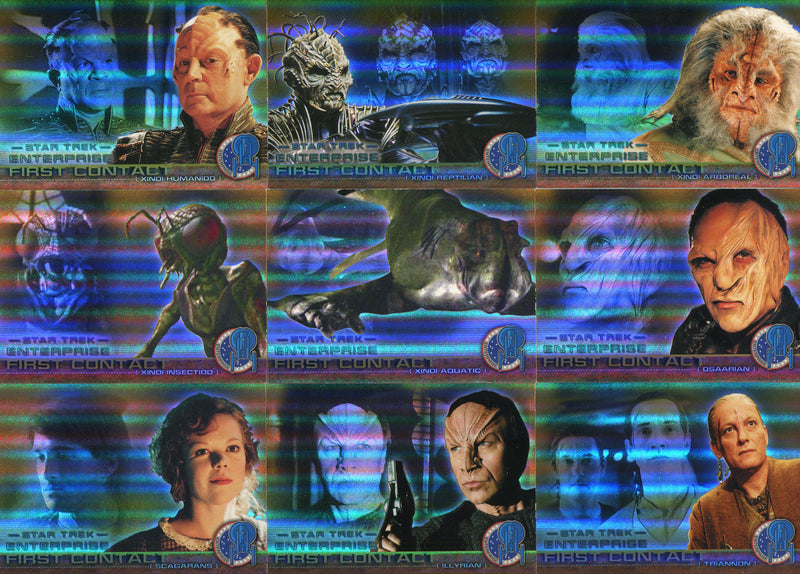 Star Trek Enterprise Season 3 First Contact Foil Chase Card Set F22 - F30 2004