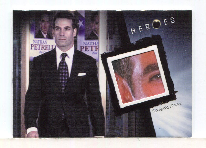Heroes Archives Limited Nathan Petrelli Campaign Poster Prop Card #194/375