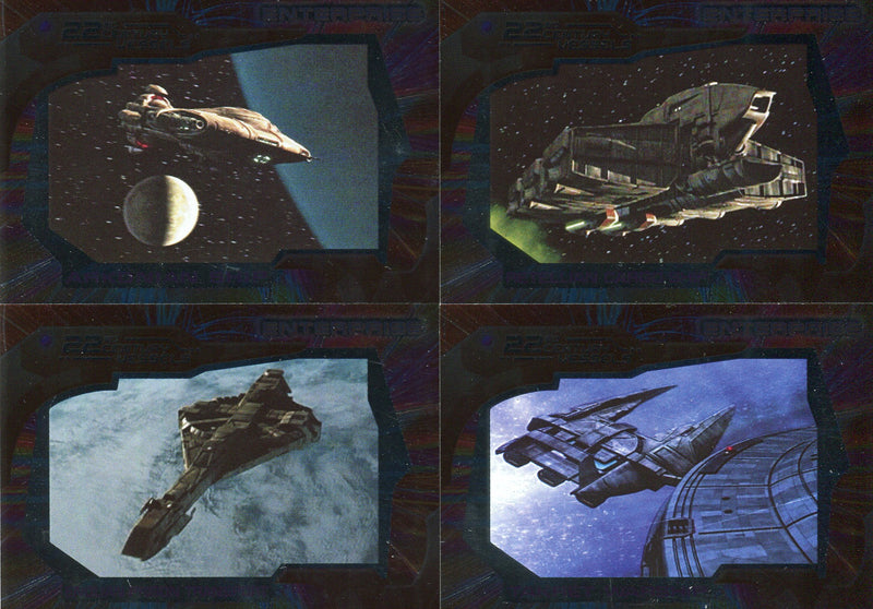 Star Trek Enterprise Season 2 22nd Century Vehicles Chase Card Set V1 - V12