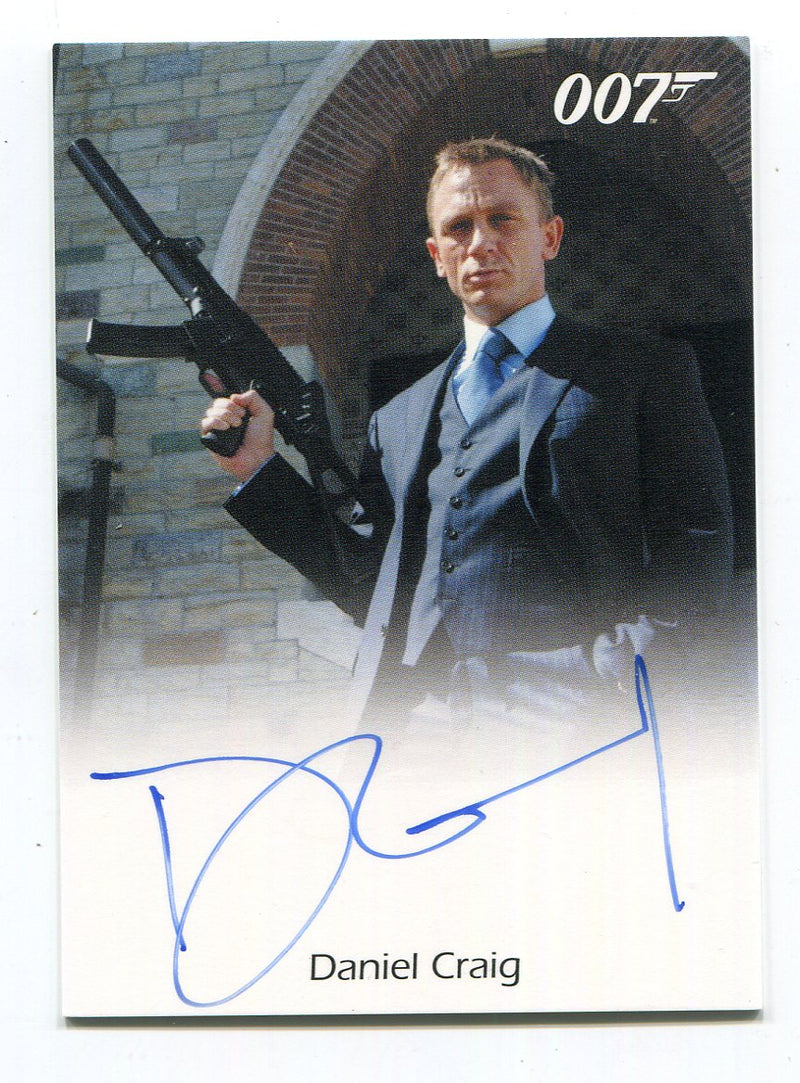James Bond Heroes & Villains Daniel Craig Autograph Card
