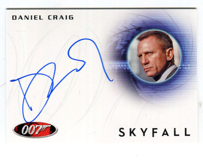 James Bond Autographs & Relics Daniel Craig Autograph Card A228