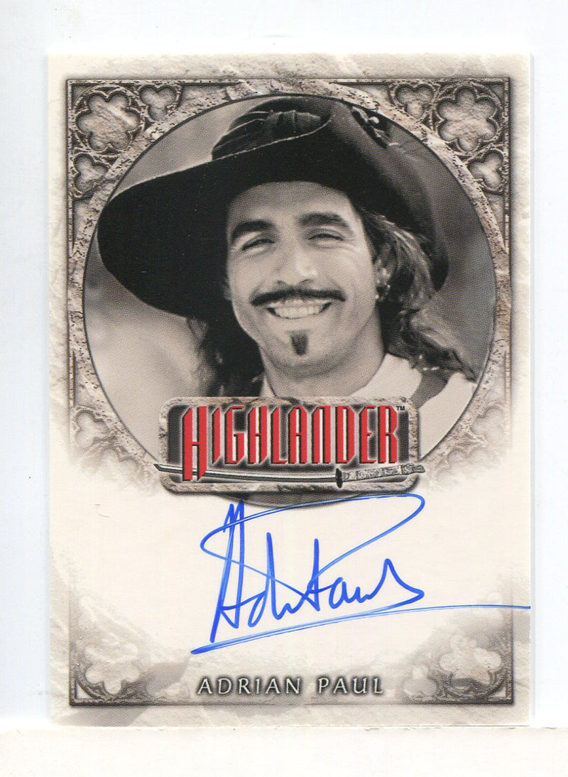 Highlander Adrian Paul as Duncan MacLeod Expansion Autograph Card IA2 - TvMovieCards.com