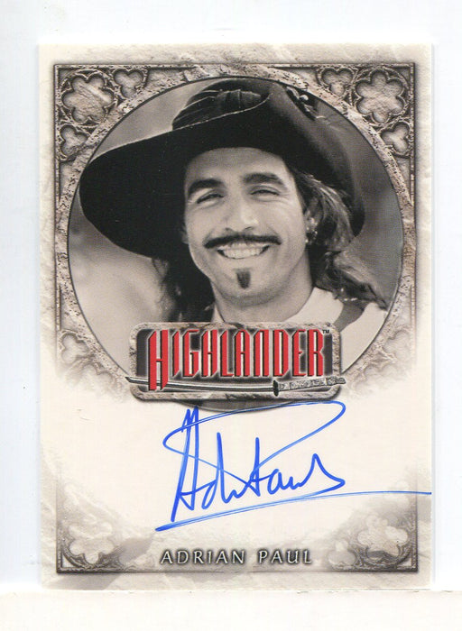 Highlander Adrian Paul as Duncan MacLeod Expansion Autograph Card IA2 - TvMovieCards.com