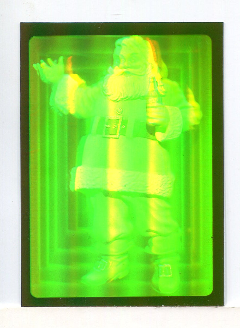 Coca Cola Coke Super Premium Mirage Hologram Chase Card Santa Claus