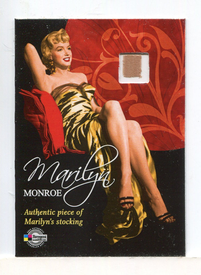Marilyn Monroe Shaw Family Archive Marilyn's Stockings Costume Card ME2