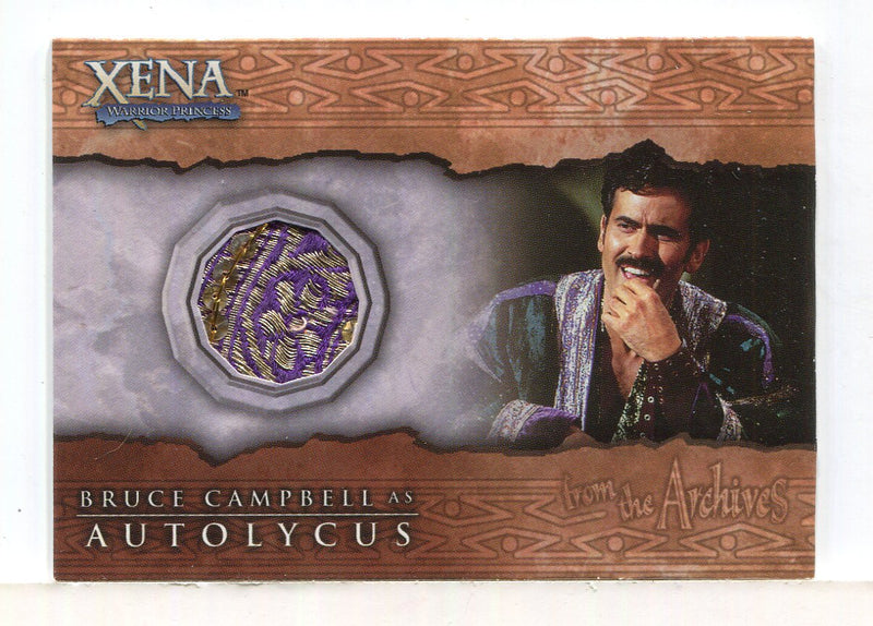 Xena Beauty and Brawn Bruce Campbell as Autolycus Costume Card C3 Gold