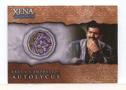 Xena Beauty and Brawn Bruce Campbell as Autolycus Costume Card C3 Gold - TvMovieCards.com